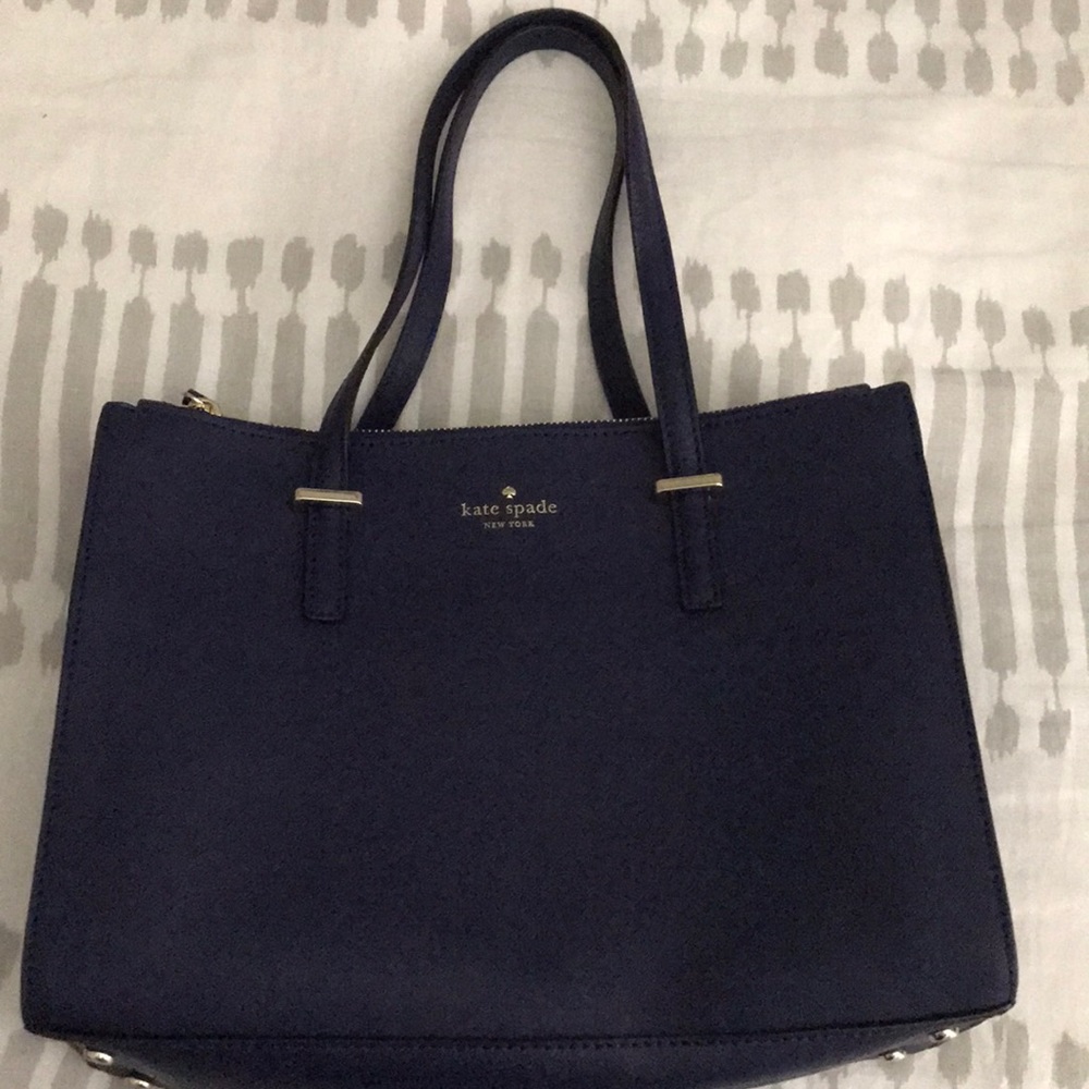 Med size navy blue Kate Spade purse